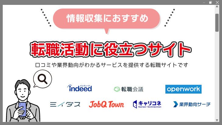 転職活動に役立つサイト