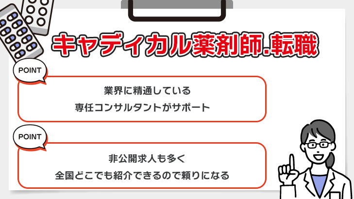 キャディカル薬剤師.転職